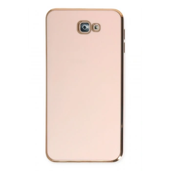 Mey İthalat®  Samsung Galaxy J7 Prime Kılıf Volet Silikon - Pembe
