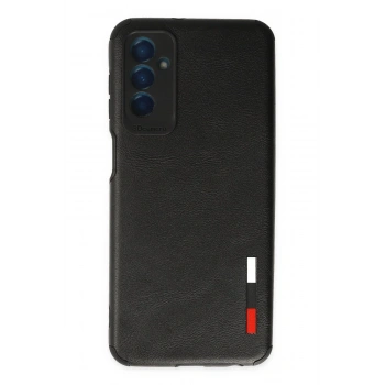 Mey İthalat®  Samsung Galaxy M13 Kılıf Loop Deri Silikon - Siyah