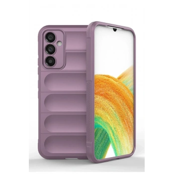 Mey İthalat®  Samsung Galaxy M14 5G Kılıf Optimum Silikon - Mor