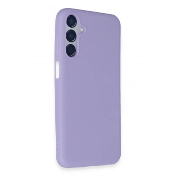 Mey İthalat®  Samsung Galaxy M15 Kılıf First Silikon - Lila