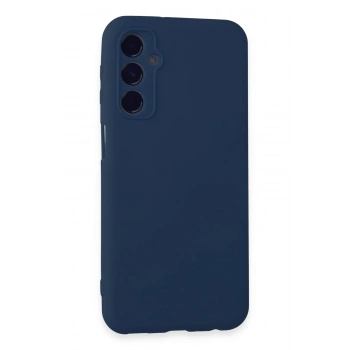 Mey İthalat®  Samsung Galaxy M34 5G Kılıf First Silikon - Lacivert