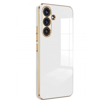 Mey İthalat®  Samsung Galaxy M34 5G Kılıf Volet Silikon - Beyaz