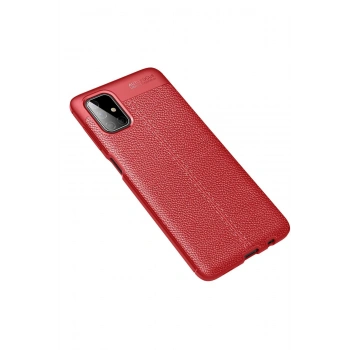 Mey İthalat®  Samsung Galaxy M51 Kılıf Auto Focus Kapak - Kırmızı