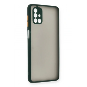 Mey İthalat®  Samsung Galaxy M51 Kılıf Montreal Silikon Kapak - Yeşil