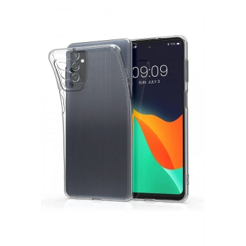 Mey İthalat®  Samsung Galaxy M52 5G Kılıf Lüx Şeffaf Silikon