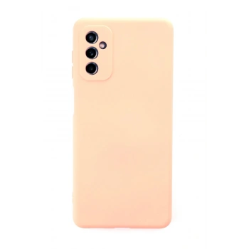 Mey İthalat®  Samsung Galaxy M52 5G Kılıf Nano içi Kadife Silikon - Pudra
