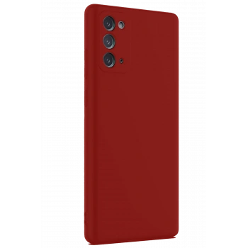 Mey İthalat®  Samsung Galaxy Note 20 Kılıf First Silikon - Bordo