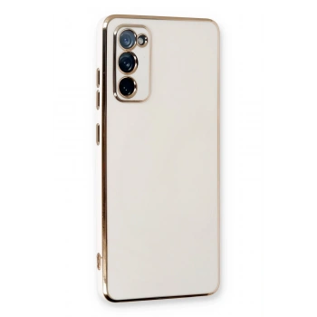 Mey İthalat®  Samsung Galaxy S20 FE Kılıf Volet Silikon - Beyaz