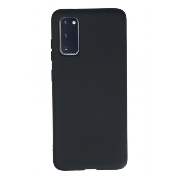 Mey İthalat®  Samsung Galaxy S20 Kılıf Nano içi Kadife Silikon - Lacivert