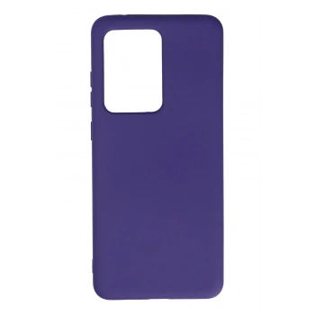 Mey İthalat®  Samsung Galaxy S20 Ultra Kılıf Nano içi Kadife Silikon - Mor