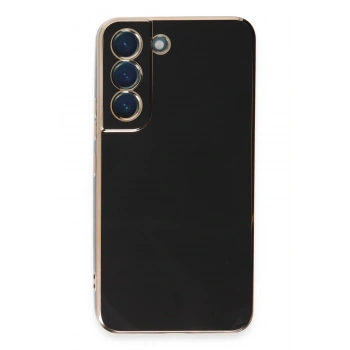 Mey İthalat®  Samsung Galaxy S21 Kılıf Volet Silikon - Siyah