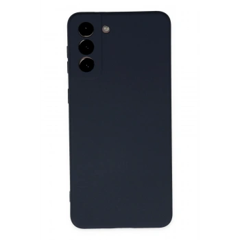 Mey İthalat®  Samsung Galaxy S21 Plus Kılıf Nano içi Kadife Silikon - Lacivert