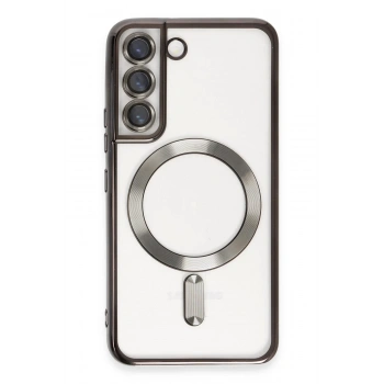 Mey İthalat®  Samsung Galaxy S22 Kılıf Kross Magneticsafe Kapak - Siyah