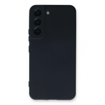 Mey İthalat®  Samsung Galaxy S22 Plus Kılıf Nano içi Kadife Silikon - Lacivert