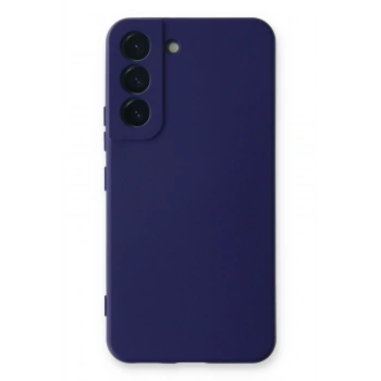 Mey İthalat®  Samsung Galaxy S22 Plus Kılıf Nano içi Kadife Silikon - Mor