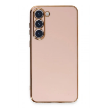 Mey İthalat®  Samsung Galaxy S23 Kılıf Volet Silikon - Pembe