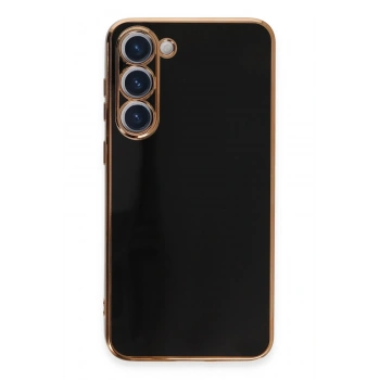 Mey İthalat®  Samsung Galaxy S23 Kılıf Volet Silikon - Siyah