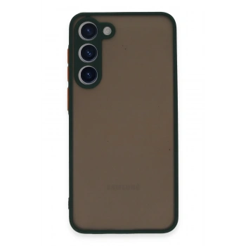 Mey İthalat®  Samsung Galaxy S23 Plus Kılıf Montreal Silikon Kapak - Yeşil