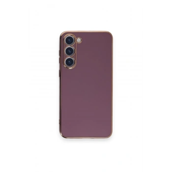 Mey İthalat®  Samsung Galaxy S23 Plus Kılıf Volet Silikon - Mor
