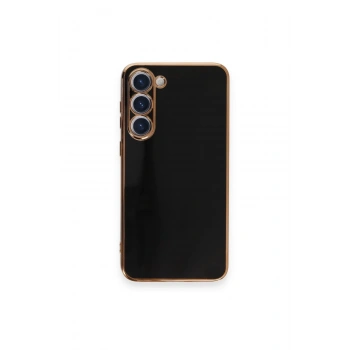 Mey İthalat®  Samsung Galaxy S23 Plus Kılıf Volet Silikon - Siyah