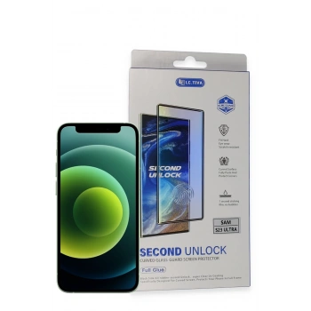 Mey İthalat® Samsung Galaxy S23 Ultra Durable Full Glue Curved Cam