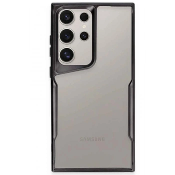 Mey İthalat®  Samsung Galaxy S23 Ultra Kılıf Boyi Silikon Kapak - Siyah