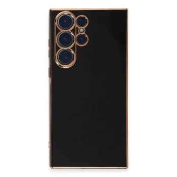 Mey İthalat®  Samsung Galaxy S23 Ultra Kılıf Volet Silikon - Siyah