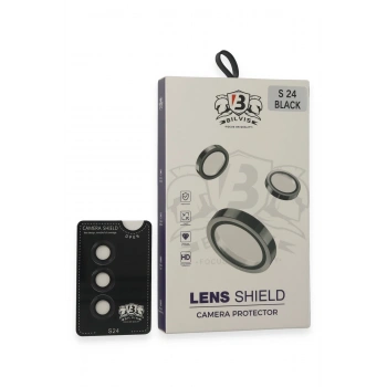 Mey İthalat® Samsung Galaxy S24 Bilvis Titan Kamera Lens - Siyah