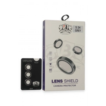 Mey İthalat® Samsung Galaxy S24 Bilvis Titan Kamera Lens - Titan Gri