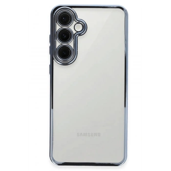 Mey İthalat®  Samsung Galaxy S24 FE Kılıf  Lensli Silikon - Lacivert