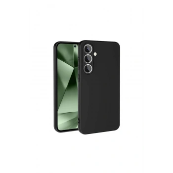 Mey İthalat®  Samsung Galaxy S24 FE Kılıf Nano içi Kadife Silikon - Siyah
