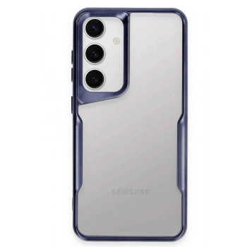 Mey İthalat®  Samsung Galaxy S24 Kılıf Boyi Silikon Kapak - Lacivert