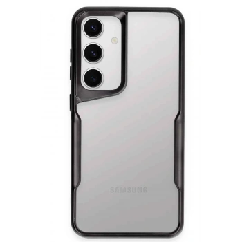Mey İthalat®  Samsung Galaxy S24 Kılıf Boyi Silikon Kapak - Siyah