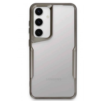 Mey İthalat®  Samsung Galaxy S24 Kılıf Boyi Silikon Kapak - Titan Gri
