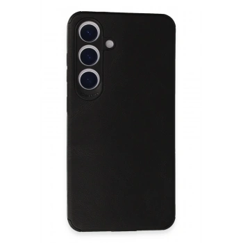 Mey İthalat®  Samsung Galaxy S24 Kılıf Loop Deri Silikon - Siyah