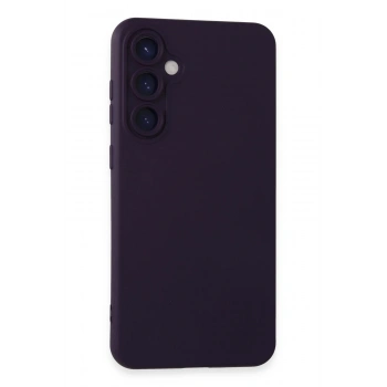 Mey İthalat®  Samsung Galaxy S24 Kılıf Nano içi Kadife Silikon - Mor