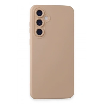 Mey İthalat®  Samsung Galaxy S24 Kılıf Nano içi Kadife Silikon - Pudra