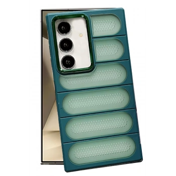Mey İthalat®  Samsung Galaxy S24 Plus Kılıf Airmax Silikon Kapak - Koyu Yeşil