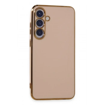Mey İthalat®  Samsung Galaxy S24 Plus Kılıf Volet Silikon - Pembe