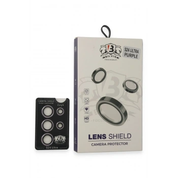 Mey İthalat®  Samsung Galaxy S24 Ultra Bilvis Titan Kamera Lens - Derin Mor
