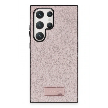 Mey İthalat®  Samsung Galaxy S24 Ultra Bright Simli Kapak - Pembe