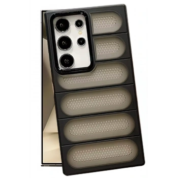 Mey İthalat®  Samsung Galaxy S24 Ultra Kılıf Airmax Silikon Kapak - Siyah