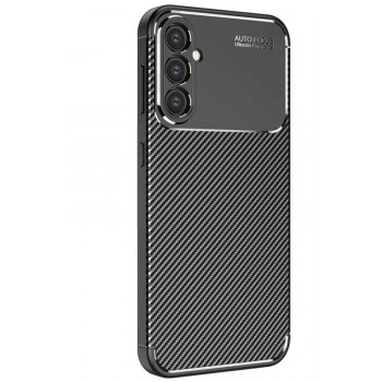 Mey İthalat®  Samsung Galaxy S25 Kılıf Auto Focus Karbon Kapak - Siyah