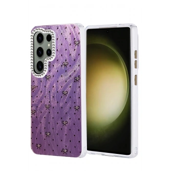 Mey İthalat®  Samsung Galaxy S25 Ultra Kılıf Blade Aynalı Desenli Kapak - Desen 2