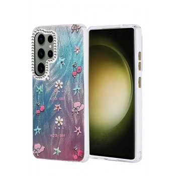 Mey İthalat®  Samsung Galaxy S25 Ultra Kılıf Blade Aynalı Desenli Kapak - Desen 4