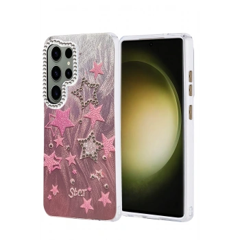 Mey İthalat®  Samsung Galaxy S25 Ultra Kılıf Blade Aynalı Desenli Kapak - Desen 7