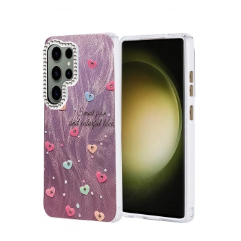 Mey İthalat®  Samsung Galaxy S25 Ultra Kılıf Blade Aynalı Desenli Kapak - Desen 8