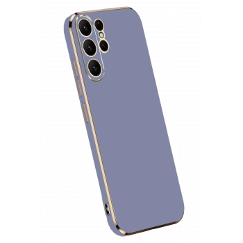 Mey İthalat®  Samsung Galaxy S25 Ultra Kılıf Volet Silikon - Mavi
