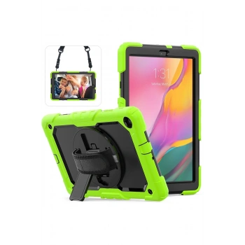 Mey İthalat® Samsung Galaxy T510 Tab A 10.1 Kılıf Pars Tablet Kapak - Yeşil