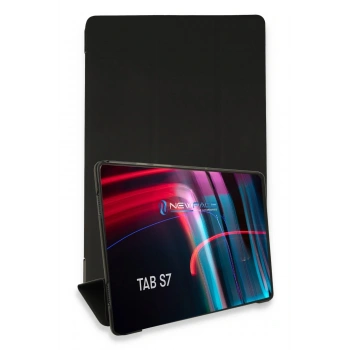Mey İthalat®  Samsung Galaxy T870 Tab S7 11 Kılıf Tablet Smart Kılıf - Siyah